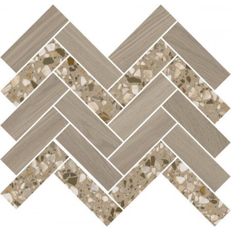 Мозаика T042/SG5269 Монтиони мозаичный коричневый светлый 34x35,5