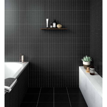 Плитка K945262 Miniworx Hexagon Черный Матовый 21x24