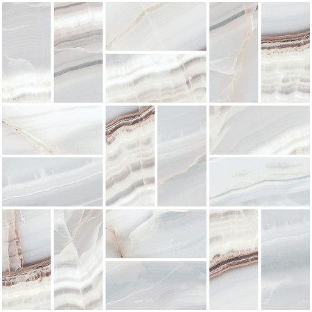 Плитка A-ON2O011D/J Вставка Onix мозаика бежевый 30х30