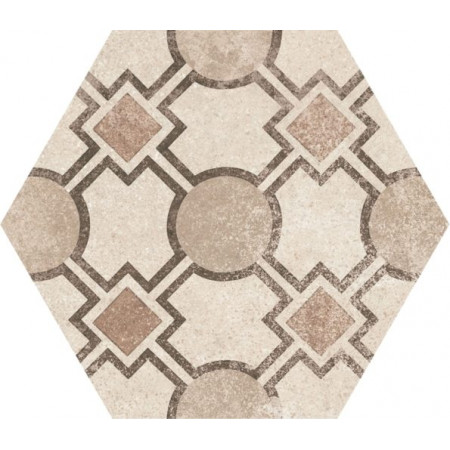 Керамогранит 22098 Hexatile Cement Garden Sand 17,5x20 (17 видов паттерна)