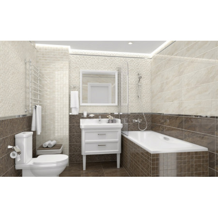 Мозаика MM60074 Royal Декор мозаичный чёрный 20х60