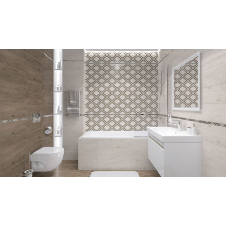 Керамогранит Wisdom коричневый 14,7х59,4