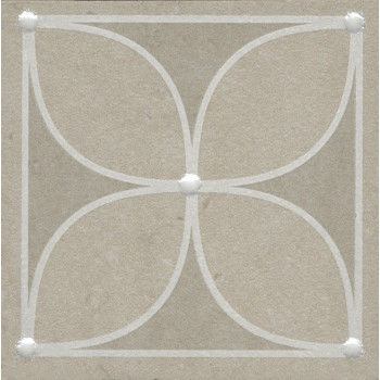 Керамогранит AZ/A013/SG1712 Вставка Туф бежевый светлый матовый 7,7х7,7