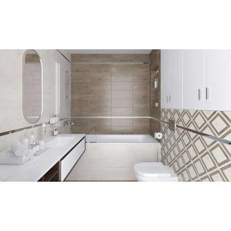 Керамогранит Wisdom коричневый 14,7х59,4