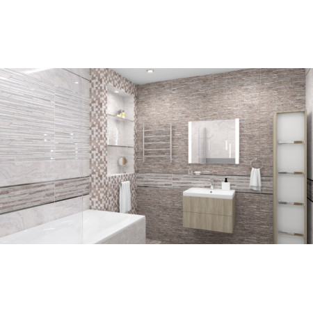 Плитка Marmo коричневый 17-01-15-1189 20х60