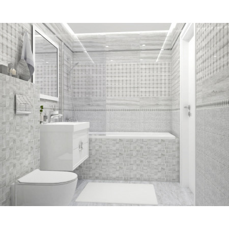 Плитка 60113 Glossy мозаика бежевый 20х60