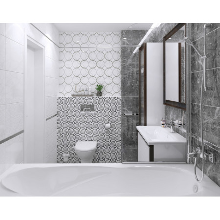 Плитка Crystal белый 30х60