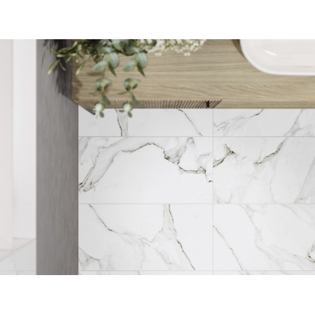 Керамогранит Mont Blanc белый 29,7x59,8