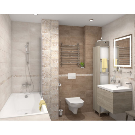 Плитка Bastion тёмно-бежевый 08-01-11-476 20х40