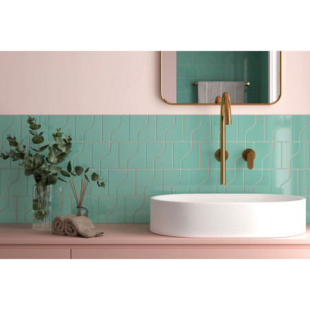 Плитка 28850 Curve Garden Green Gloss 8,3x12