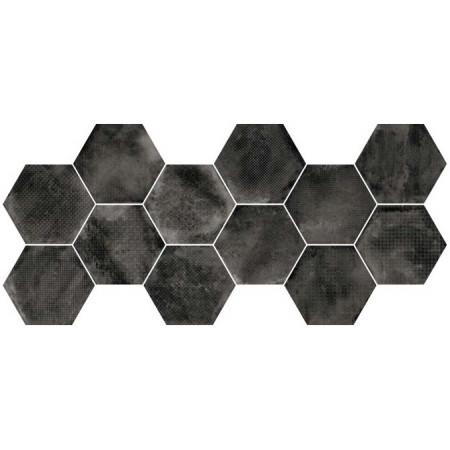 Керамогранит 23604 Urban Hexagon Melange Dark 29,2X25,4
