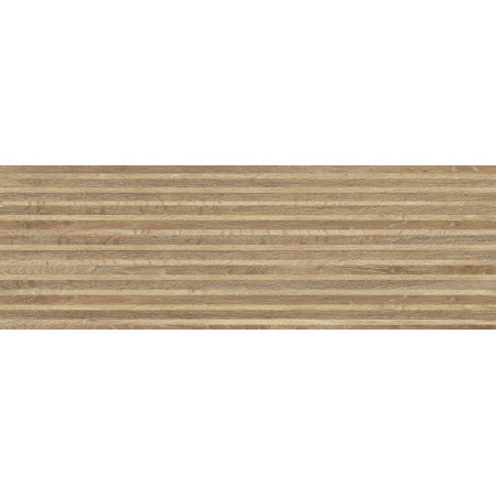 Плитка A16488 Japandi коричневый рельеф 25x75