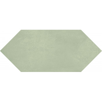 Плитка 35026 Фурнаш грань зеленый светлый глянцевый 14х34