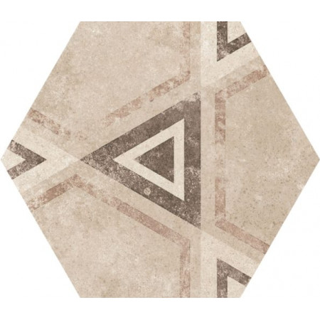 Керамогранит 22098 Hexatile Cement Garden Sand 17,5x20 (17 видов паттерна)