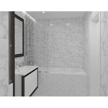 Плитка Декор Cassiopea Fancy серый 20х60