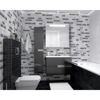 Керамогранит Loft чёрный 30х60