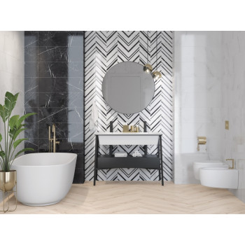 Плитка GTU441D Gatsby черно-белый 25х75