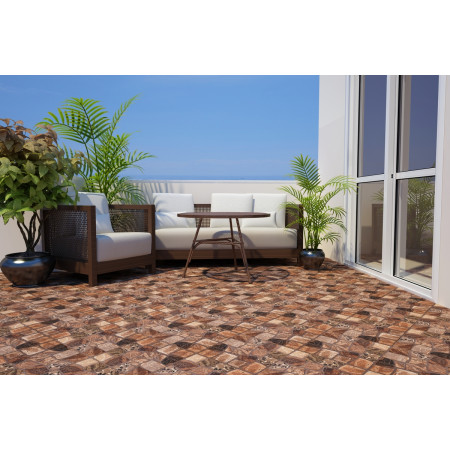 Керамогранит A16427 Vilio коричневый рельеф 29,8x29,8