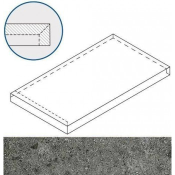 Ступени 620070001075 Ступень Дженезис Грэй угл.левая Х2 33х60