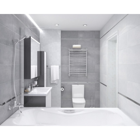 Мозаика MM34042 Декор Depo мозаичный серый 25х25