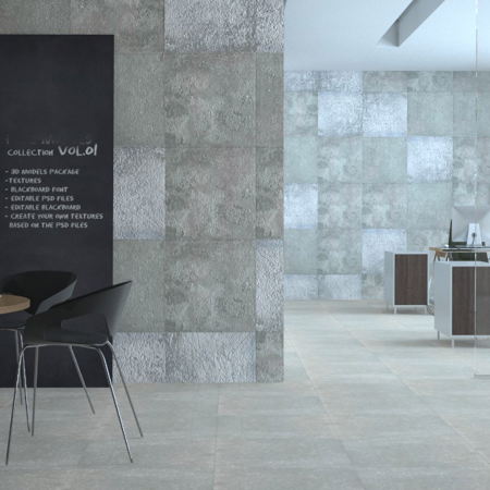 Керамогранит BIEN0012 Beton Grey Rec Semi Lap 600x1200x9