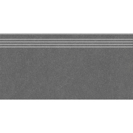 Ступени DD254320R/GR Джиминьяно антрацит матовый обрезной 30x60