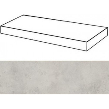 Ступени 620070001288 Millenium Silver угловая правая 33x80