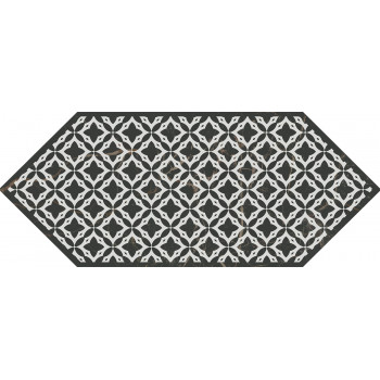 Плитка HGD/A480/35006 Декор Келуш 1 черно-белый 14х34