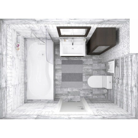 Мозаика Мозаика Extra серый+белый 30х30