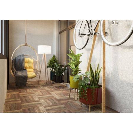 Керамогранит A15996 Woodstory многоцветный рельеф 42x42