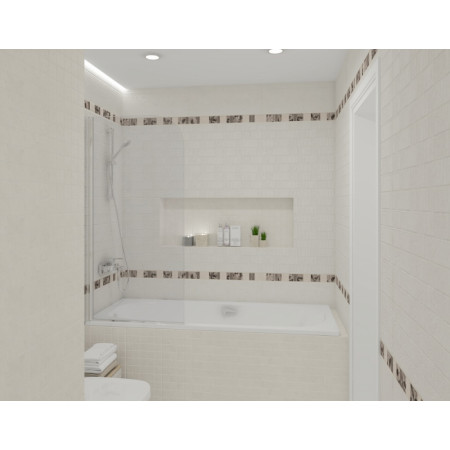 Плитка Бордюр Sand серый 6,3х60