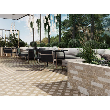 Плитка 1324S Брюссель бежевый темный матовый 9,8х9,8