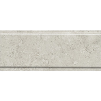 Плитка BDA020R Бордюр Карму серый светлый матовый обрезной 30х12