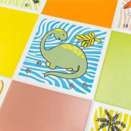 Плитка OP/A230/5009 Декор Динозаврики 5 матовый 20x20