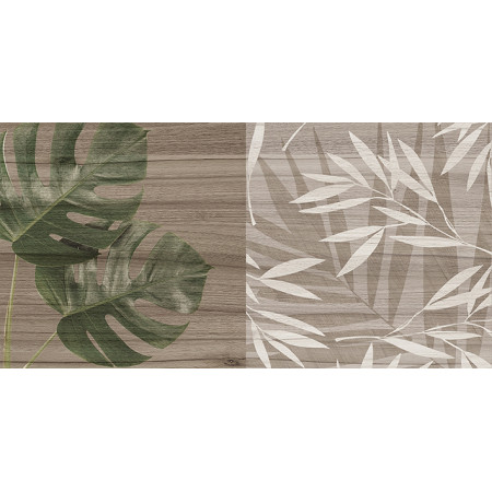 Плитка 08-01-17-2454 Organic табачный узор 20х40