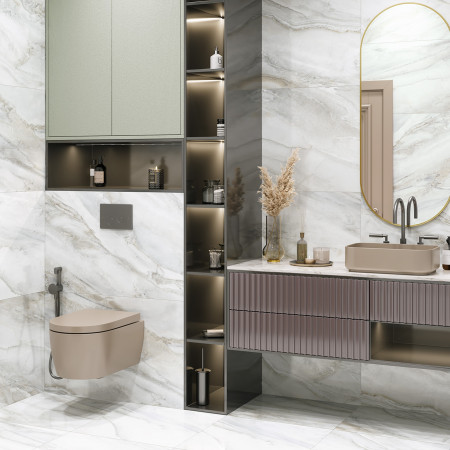 Керамогранит 60120LMS15P Limestone Dark полированный 600x1200x7