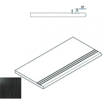 Ступени 620040000030 CARBON GRADINO ROUND GRIP SX 30x60