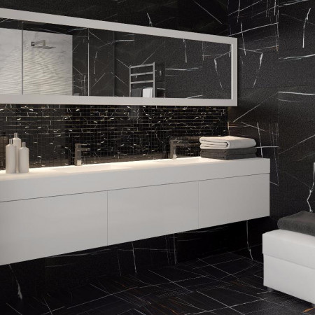 Керамогранит K-1004/MR Marble Trend Nero Dorato 600x600x10