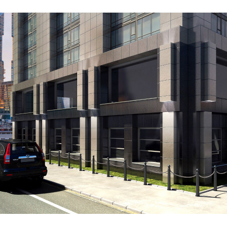 Керамогранит SG604602R/6BT Сен-Дени черный плинтус лаппатированный 9.5х60