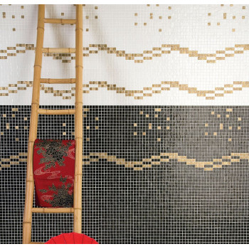 Мозаика 20004N Темари черный 29,8*29,8