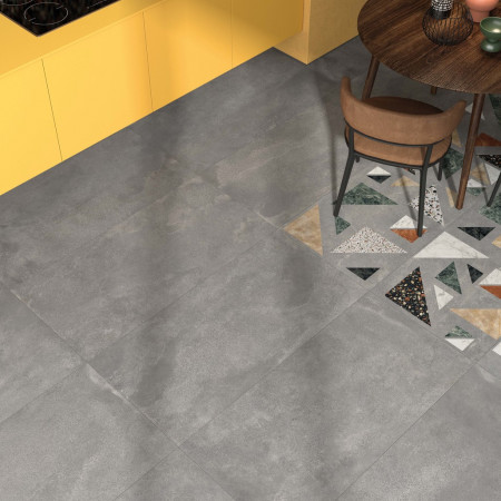 Керамогранит PF60005831 Blend Dots Grey Lap 90x90