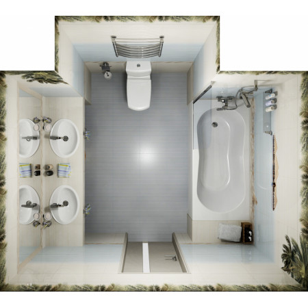 Плитка ВС9ДМ624/DWU09DLM624 декор коралл 50х24.9