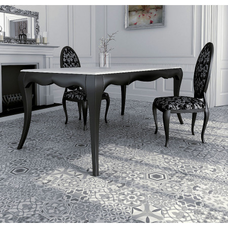 Керамогранит 21357 Hexatile Harmony B&W 17,5x20
