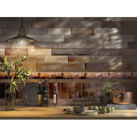 Плитка OS/A108/9016 Тракай глянцевый 8.5x28.5