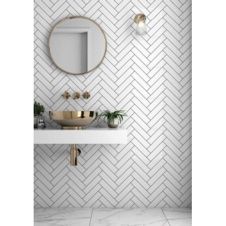 Плитка K945262 Miniworx Hexagon Черный Матовый 21x24