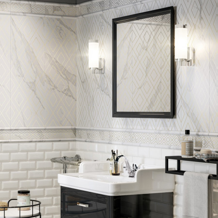 Плитка FMF007R Алентежу белый матовый 30х12