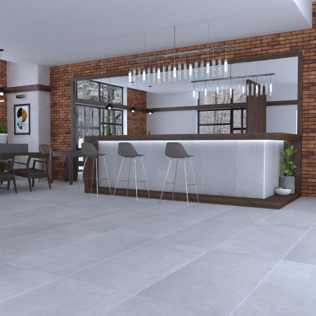 Плитка Betonhome Декор-2 серый 20х50