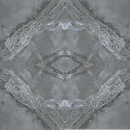 Керамогранит Marea Dark Grey Book Match Parlak Nano Rectified 120x240