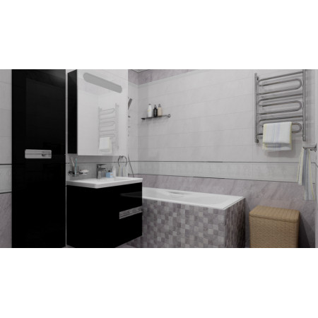 Плитка Декор Мармара Ажур серый 17-03-06-659 20х60