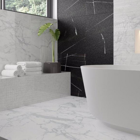 Керамогранит K-1004/MR Marble Trend Nero Dorato 600x600x10